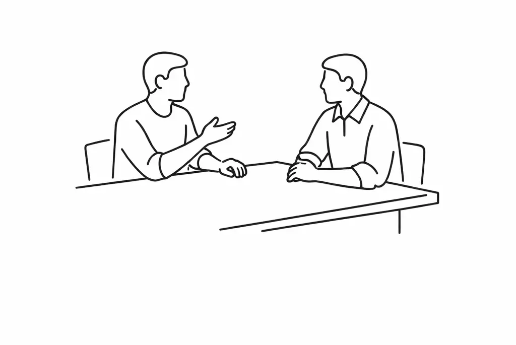 persona hablando usando método bravo